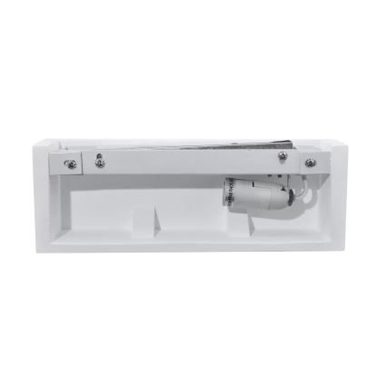 Sieninis šviestuvas CEGIELKA 1xE14/12W/230V gipsas/balta