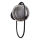 Sieninis šviestuvas CORDEL 1xG9/28W/230V juoda/dūminis juoda