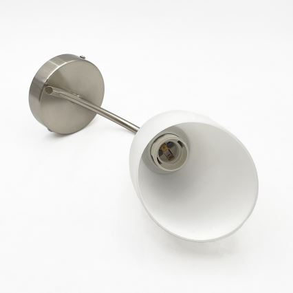 Sieninis šviestuvas DONNA 1xE27/60W/230V nikelis