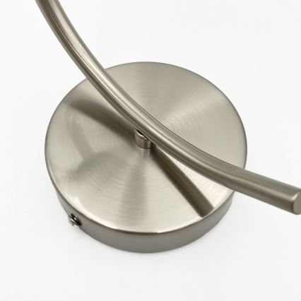 Sieninis šviestuvas DONNA 1xE27/60W/230V nikelis