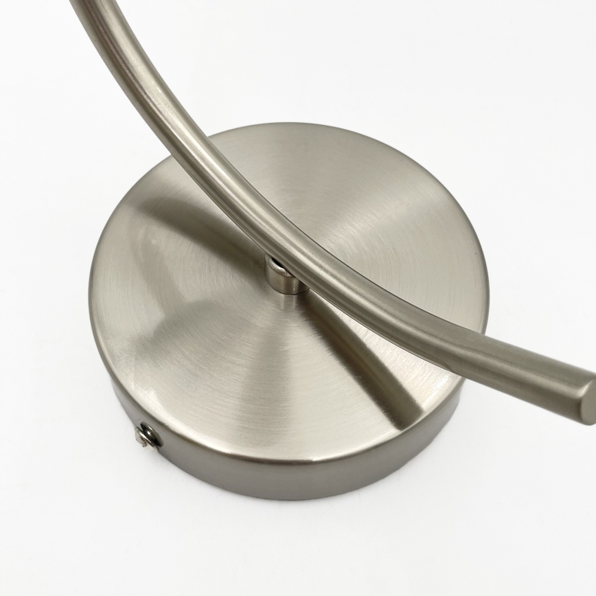 Sieninis šviestuvas DONNA 1xE27/60W/230V nikelis