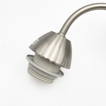 Sieninis šviestuvas DONNA 1xE27/60W/230V nikelis