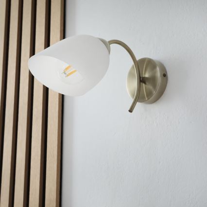 Sieninis šviestuvas DONNA 1xE27/60W/230V patina