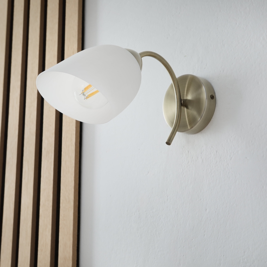 Sieninis šviestuvas DONNA 1xE27/60W/230V patina