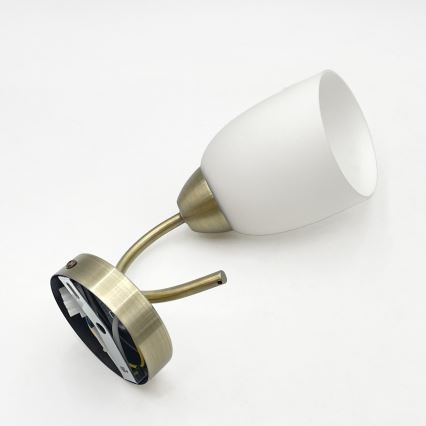 Sieninis šviestuvas DONNA 1xE27/60W/230V patina