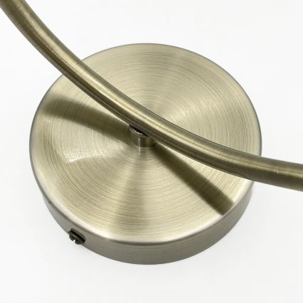 Sieninis šviestuvas DONNA 1xE27/60W/230V patina