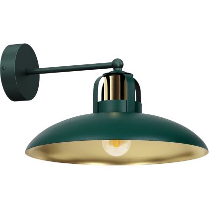 Sieninis šviestuvas FELIX 1xE27/60W/230V žalias