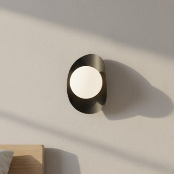 Sieninis šviestuvas FIERO 1xG9/8W/230V juodas