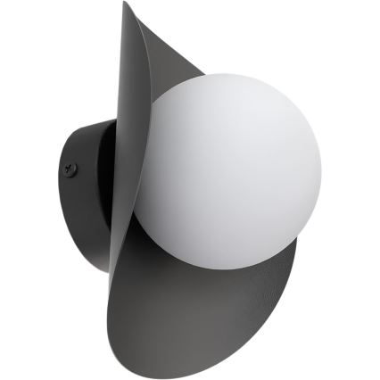 Sieninis šviestuvas FIERO 1xG9/8W/230V juodas