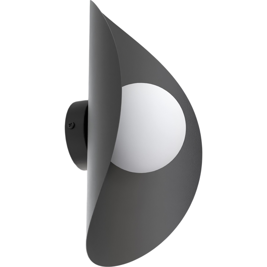 Sieninis šviestuvas FIERO 1xG9/8W/230V juodas