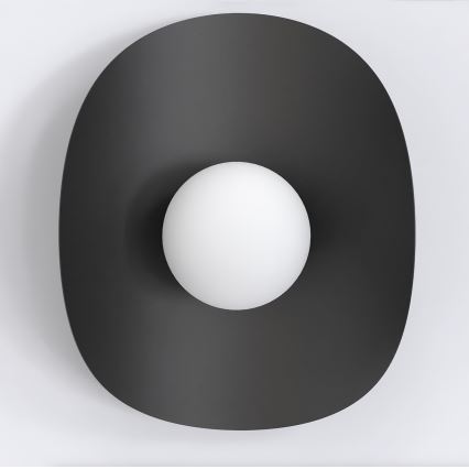 Sieninis šviestuvas FIERO 1xG9/8W/230V juodas