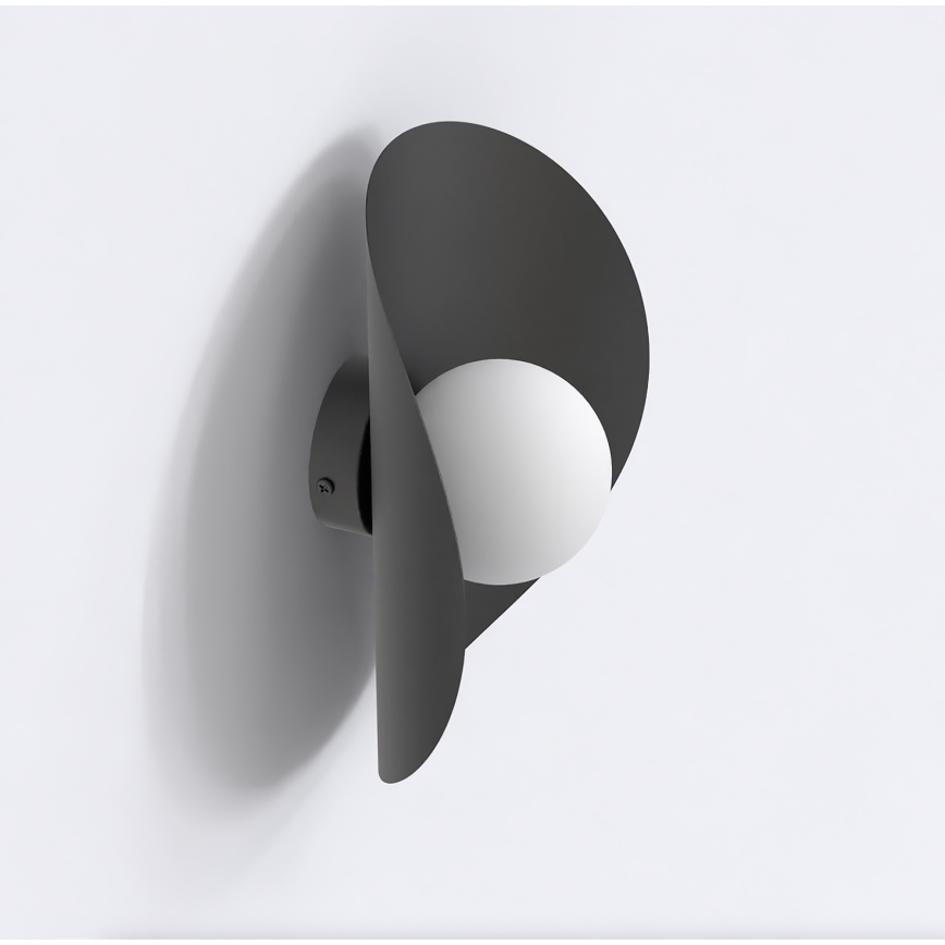 Sieninis šviestuvas FIERO 1xG9/8W/230V juodas