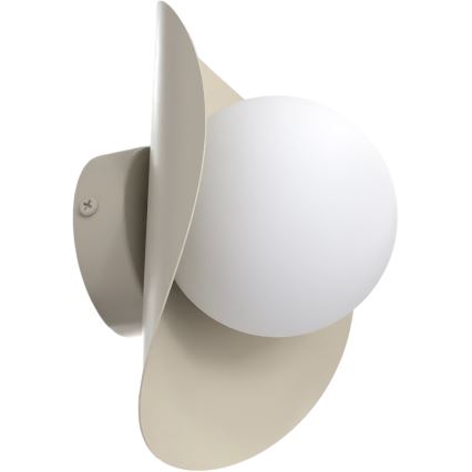 Sieninis šviestuvas FIERO 1xG9/8W/230V smėlio spalvos