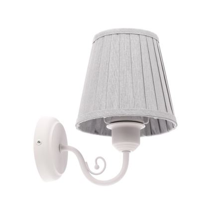 Sieninis šviestuvas FIREZ 1xE27/40W/230V balta/pilka