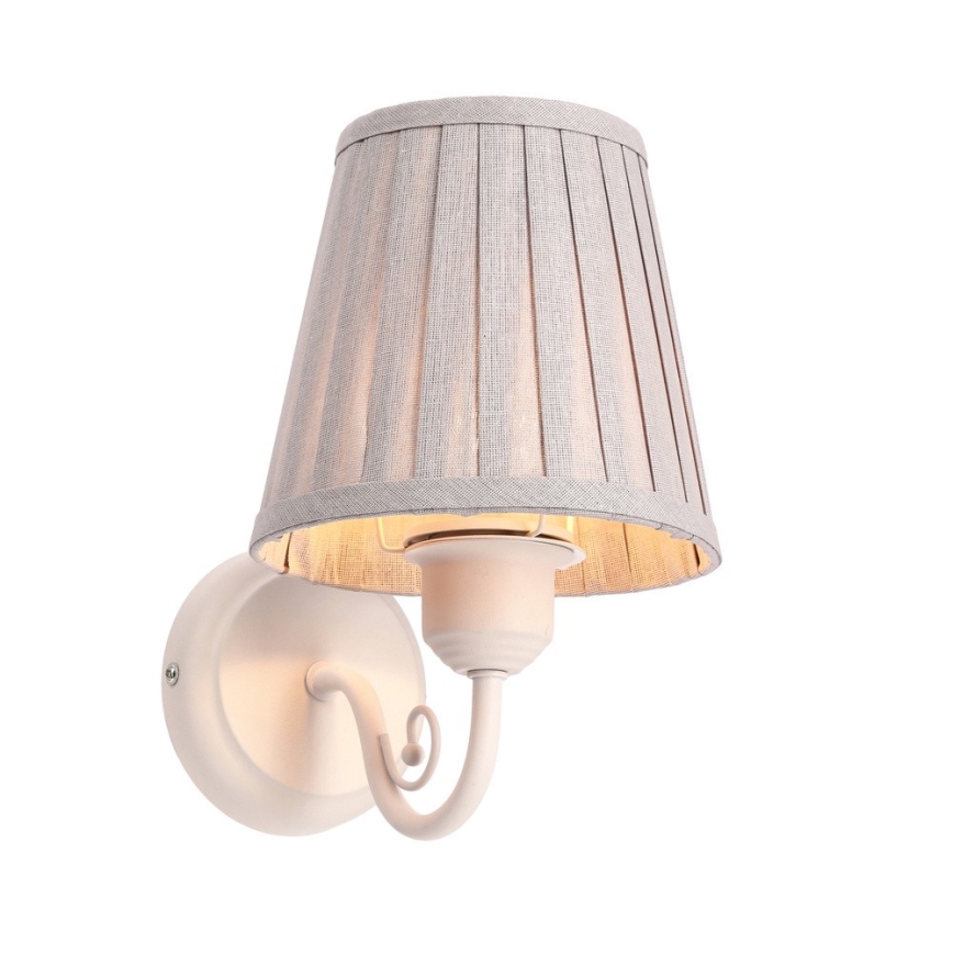 Sieninis šviestuvas FIREZ 1xE27/40W/230V balta/pilka