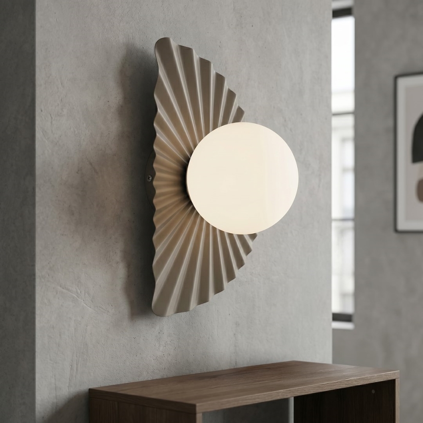 Sieninis šviestuvas FLORA 1xG9/8W/230V smėlio spalvos