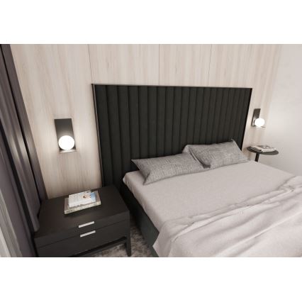 Sieninis šviestuvas FORM 1xE14/10W/230V juoda