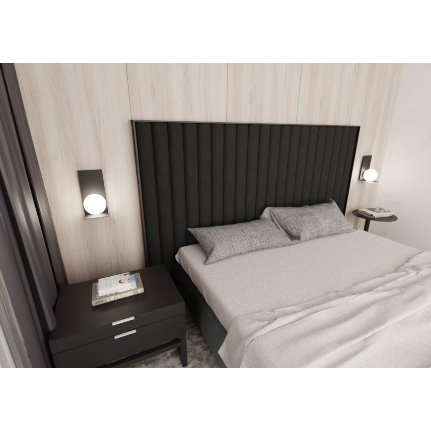 Sieninis šviestuvas FORM 1xE14/10W/230V juoda