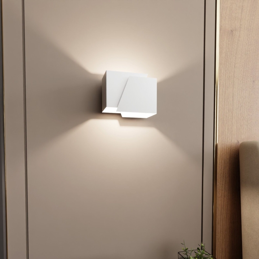 Sieninis šviestuvas FROST 1xG9/8W/230V balta