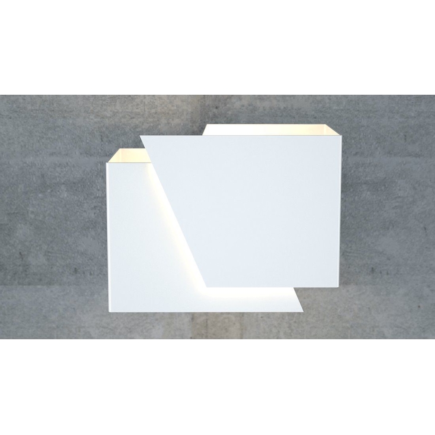 Sieninis šviestuvas FROST 1xG9/8W/230V balta