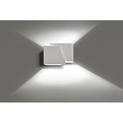 Sieninis šviestuvas FROST 1xG9/8W/230V balta