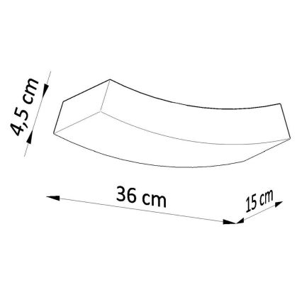 Sieninis šviestuvas HATTOR 2xG9/40W/230V