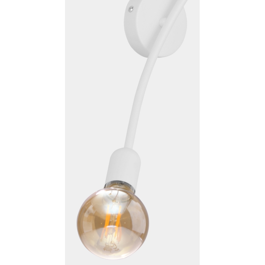Sieninis šviestuvas HELIX 2xE27/60W/230V baltas