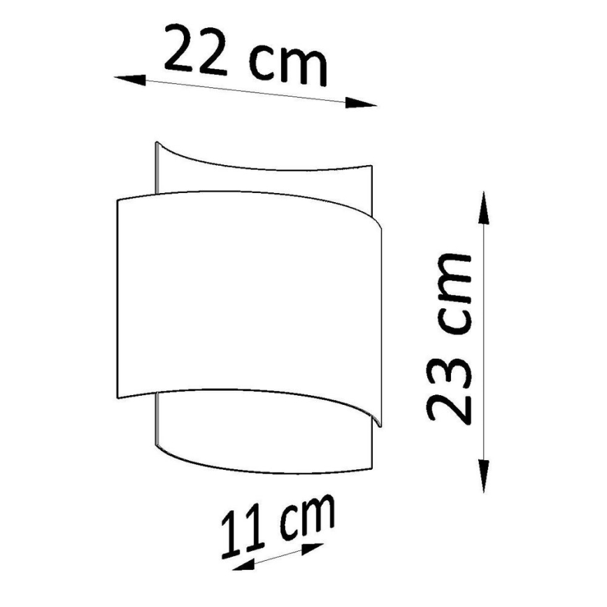 Sieninis šviestuvas IMPACT 1xG9/40W/230V juodas