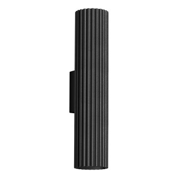Sieninis šviestuvas KARBON 2xGU10/10W/230V juoda