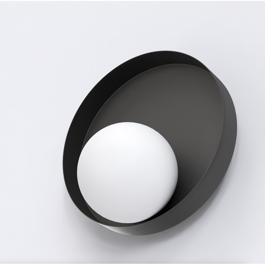 Sieninis šviestuvas KIDO 1xG9/8W/230V juodas