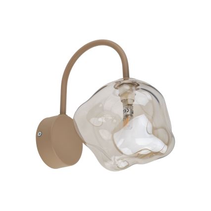Sieninis šviestuvas LAVA 1xG9/8W/230V smėlinė/dūminė smėlinė