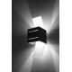 Sieninis šviestuvas LORETO 1xG9/40W/230V juoda