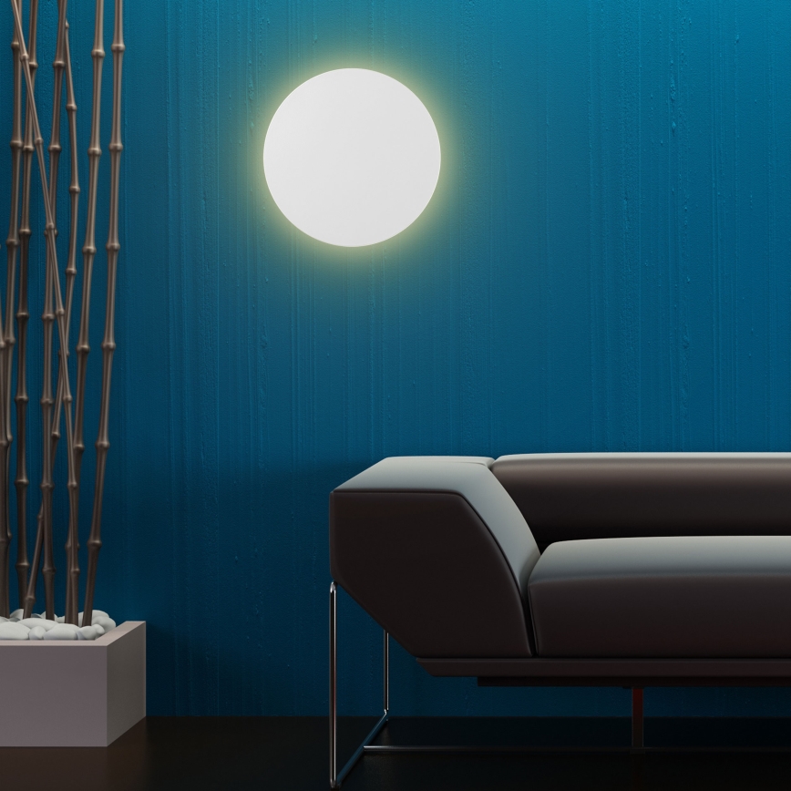 Sieninis šviestuvas LUNA 4xG9/8W/230V diametras 40 cm balta