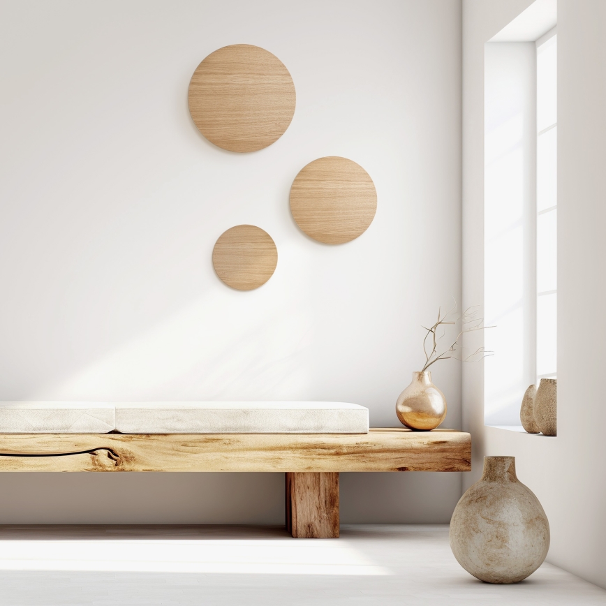 Sieninis šviestuvas LUNA 4xG9/8W/230V diametras 40 cm ruda