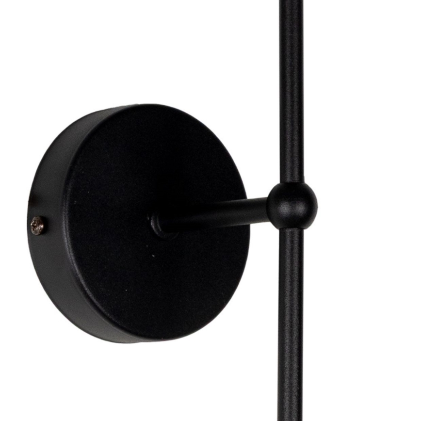 Sieninis šviestuvas MADELA 1xE14/40W/230V baltas/juodas