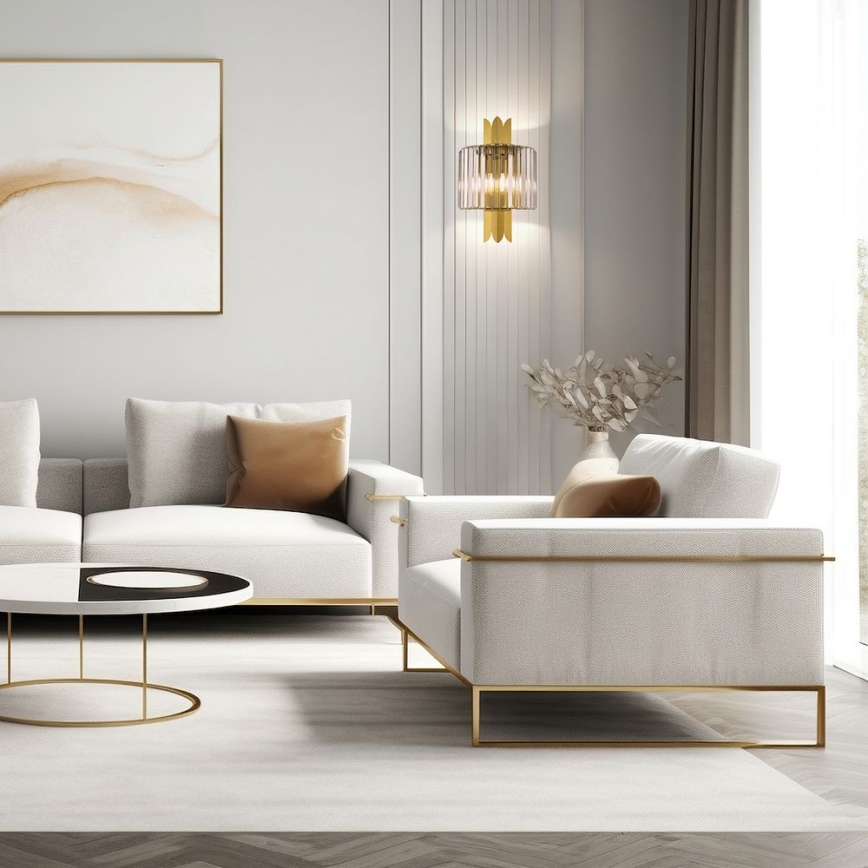 Sieninis šviestuvas MARGOT 2xE14/40W/230V auksinis