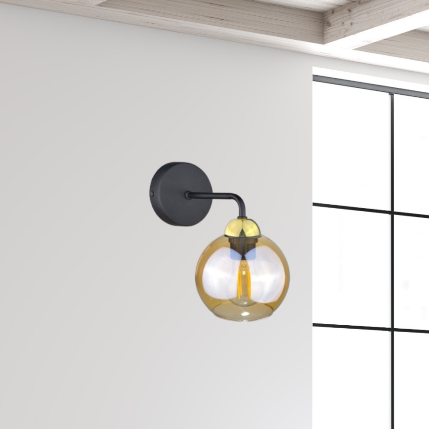 Sieninis šviestuvas MELLE GOLD 1xE27/60W/230V