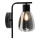 Sieninis šviestuvas MOLDO 1xE27/40W/230V juoda/dūminis juoda