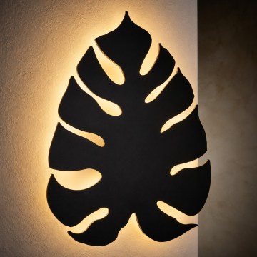 Sieninis šviestuvas MONSTERA 3xG9/6W/230V juodas