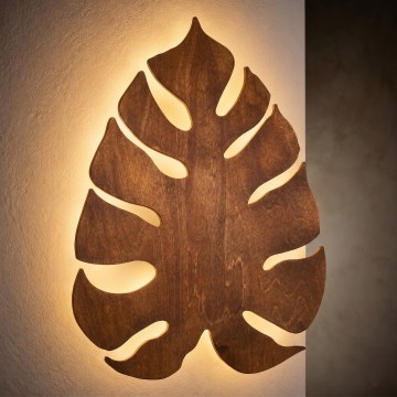 Sieninis šviestuvas MONSTERA 3xG9/8W/230V rudas