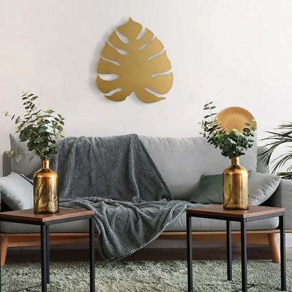 Sieninis šviestuvas MONSTERA 4xG9/6W/230V auksinis