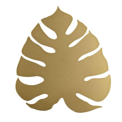 Sieninis šviestuvas MONSTERA 4xG9/6W/230V auksinis