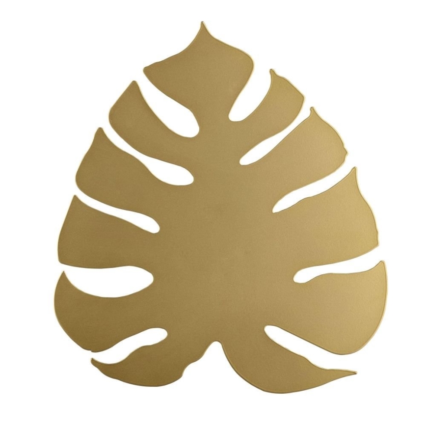 Sieninis šviestuvas MONSTERA 4xG9/6W/230V auksinis