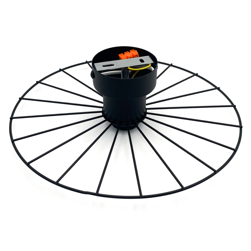 Sieninis šviestuvas MONTANA 1xE27/15W/230V diametras 30 cm juoda
