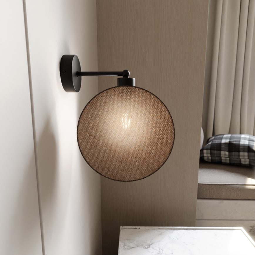 Sieninis šviestuvas MOTIF 1xE14/10W/230V smėlio spalva