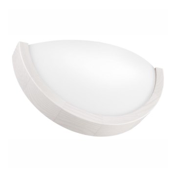 Sieninis šviestuvas NATURAL SLIM 1xE27/60W/230V pušis/balta