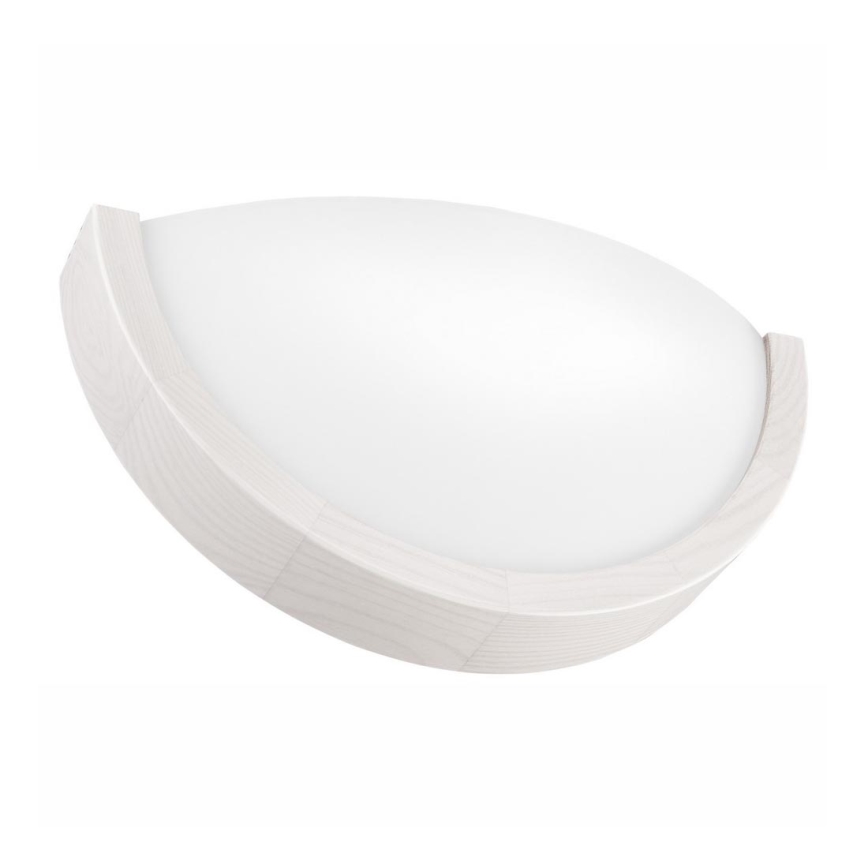 Sieninis šviestuvas NATURAL SLIM 1xE27/60W/230V pušis/balta