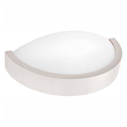 Sieninis šviestuvas NATURAL SLIM 1xE27/60W/230V pušis/balta