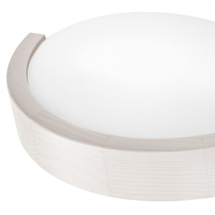 Sieninis šviestuvas NATURAL SLIM 1xE27/60W/230V pušis/balta