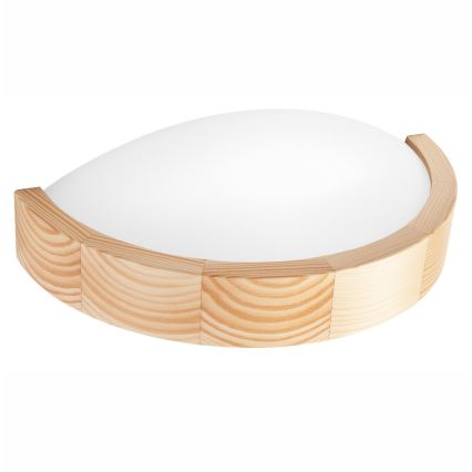 Sieninis šviestuvas NATURAL SLIM 1xE27/60W/230V pušis